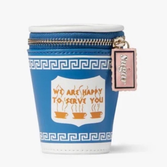 New Kate Spade Coffee Break 3D Coin Purse set - Picture 5 of 15